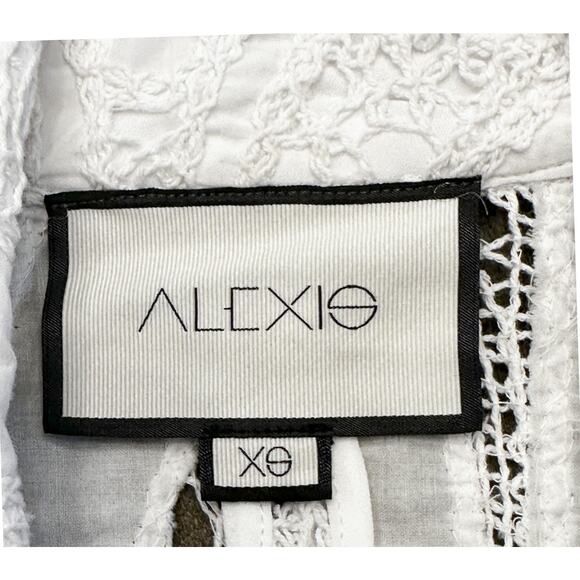 ALEXIS Durham White Lace One Button Jacket Blazer Size XS - Picture 6 of 7